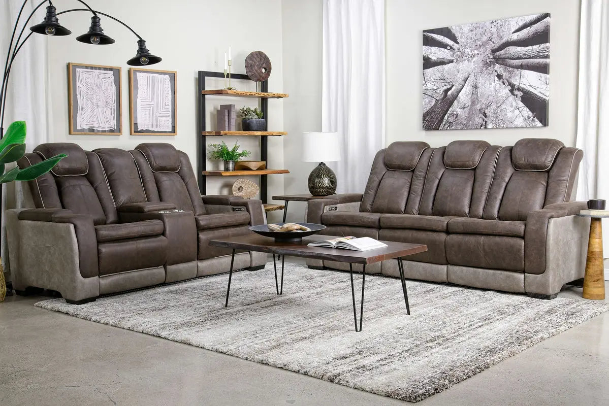 Lantana 2 Power Sofa & Console Loveseat
